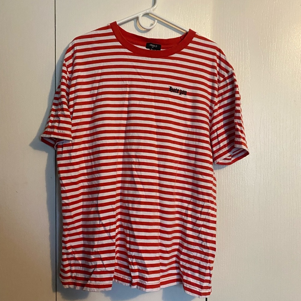 Forever 21 striped tee shirt XLarge